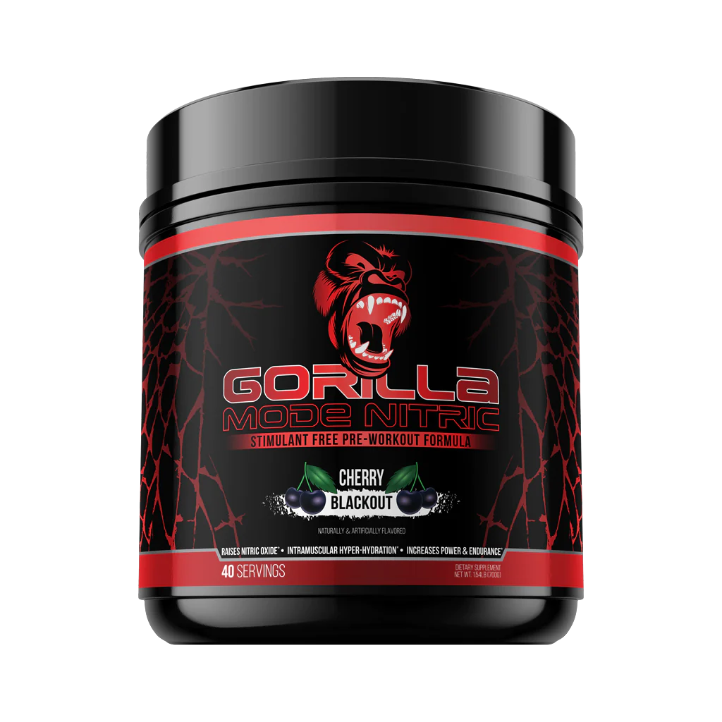 Gorilla Mode Nitric Pre-Workout - Cherry Blackout