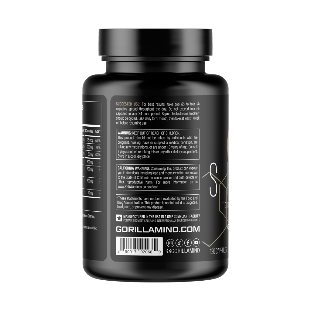 Gorilla Mind Sigma Testosterone Booster
