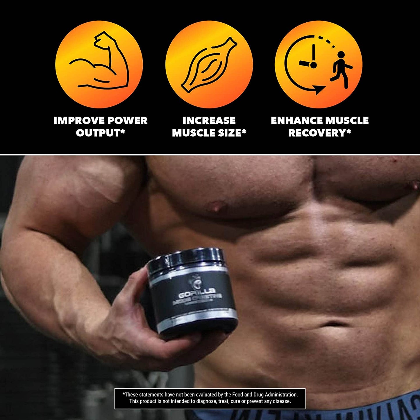 Gorilla Mode Creatine Capsules