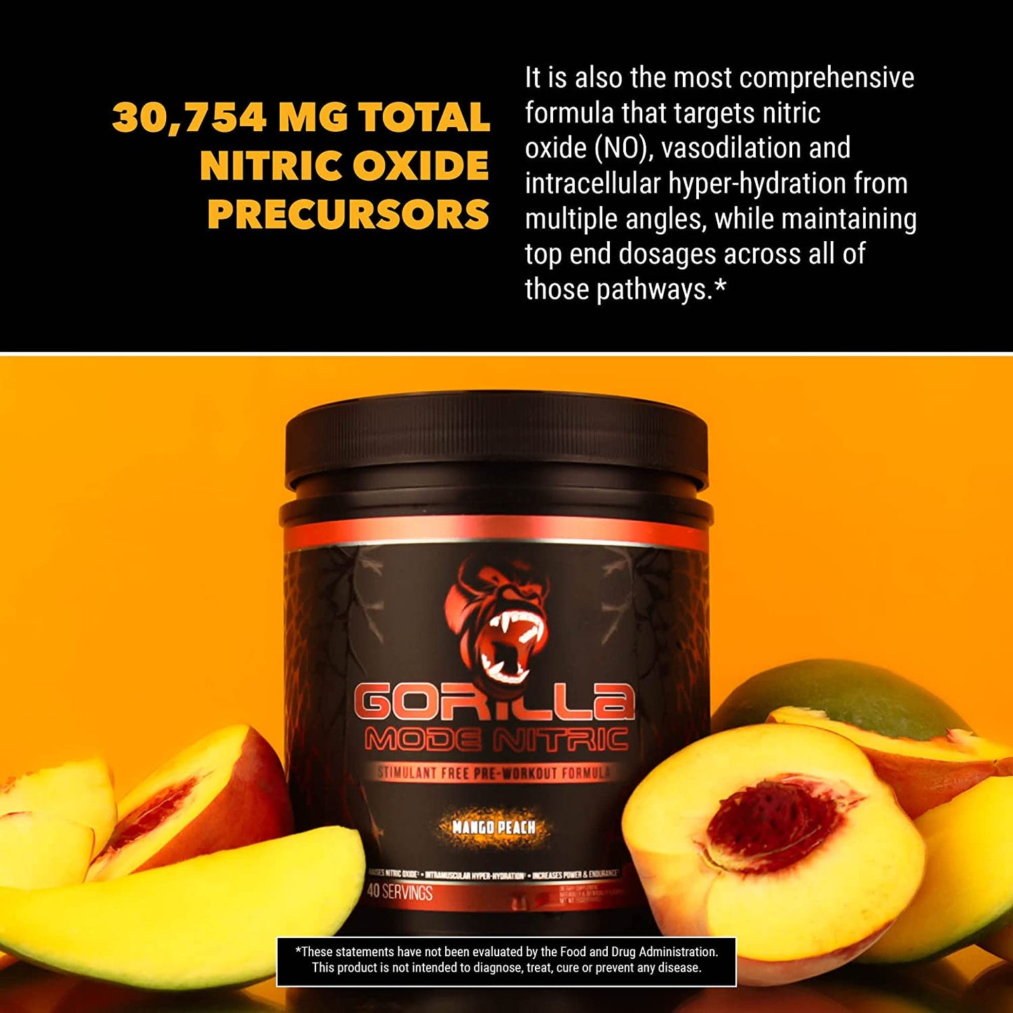Gorilla Mode Nitric Pre-Workout - Cherry Blackout