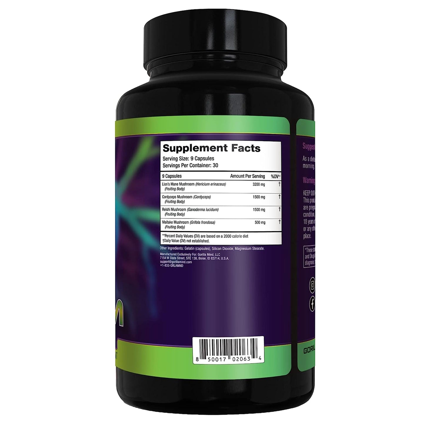Gorilla Shroom Nootropic Formula