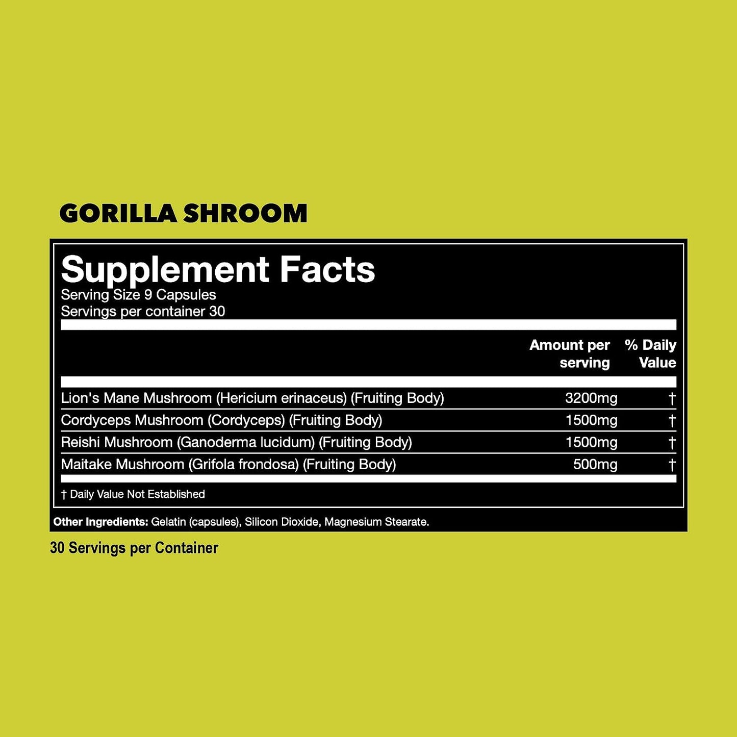 Gorilla Shroom Nootropic Formula