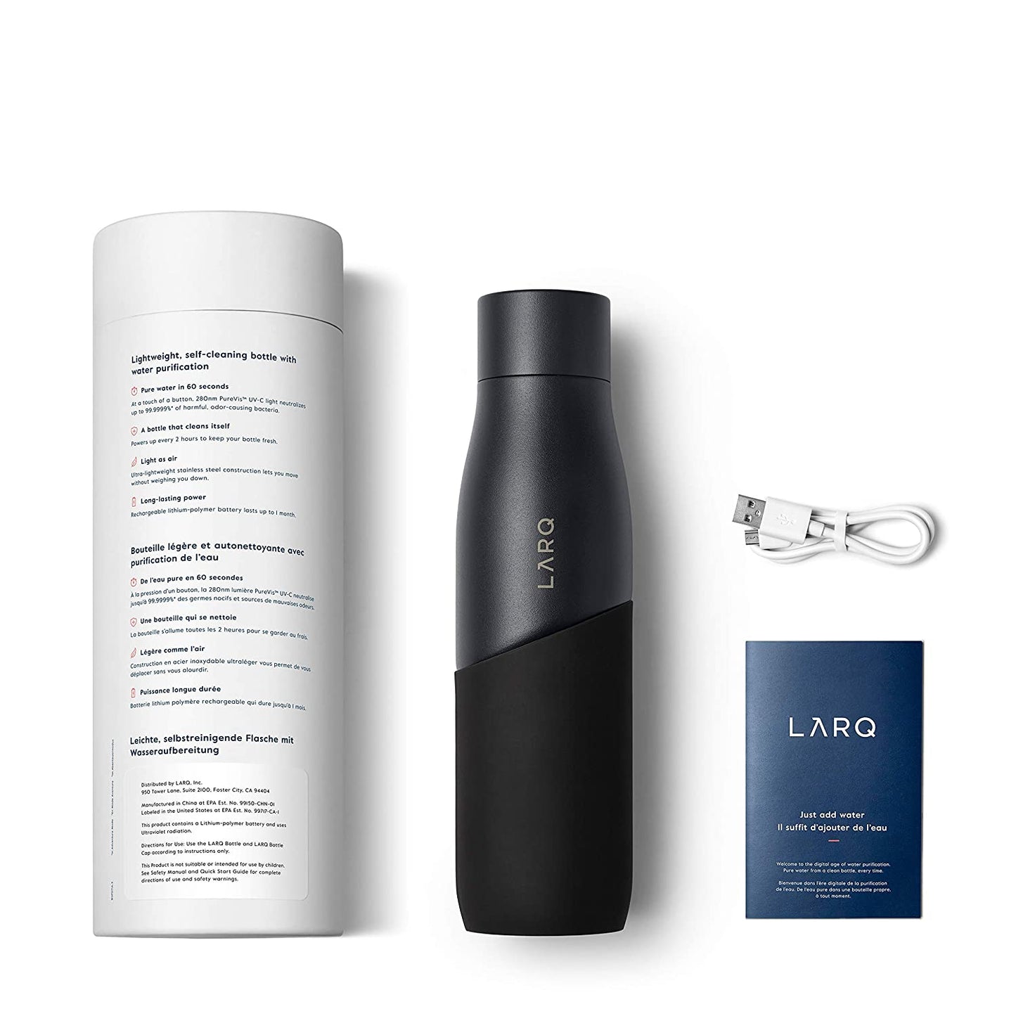 LARQ Bottle PureVis Movement Black/Onyx 710ml