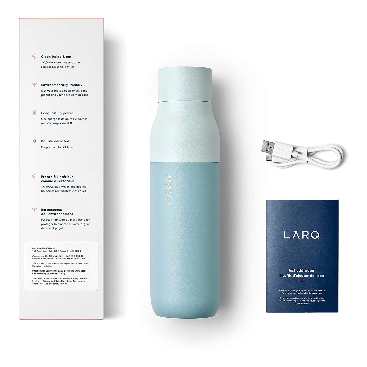 LARQ Bottle PureVis Seaside Mint 500ml