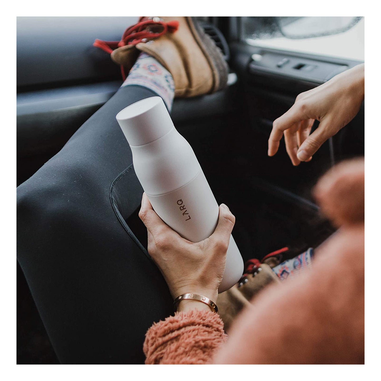 LARQ Movement White/Pebble 710ml + 500ml Insulated Bottle